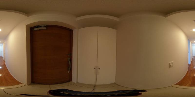 パノラマ画像玄関