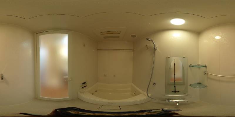 パノラマ画像バスルーム