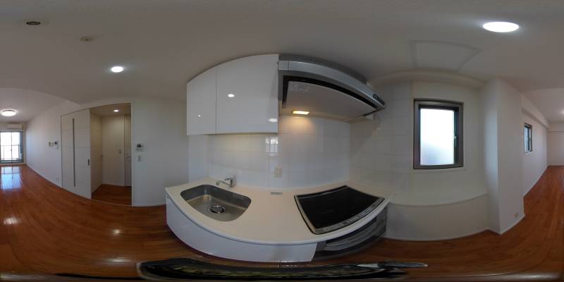 パノラマ画像キッチン