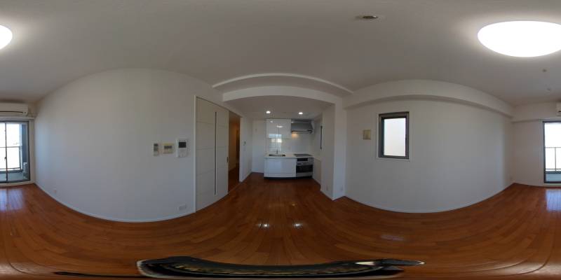 パノラマ画像リビング