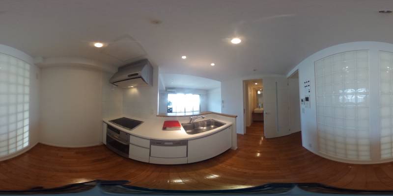 パノラマ画像キッチン