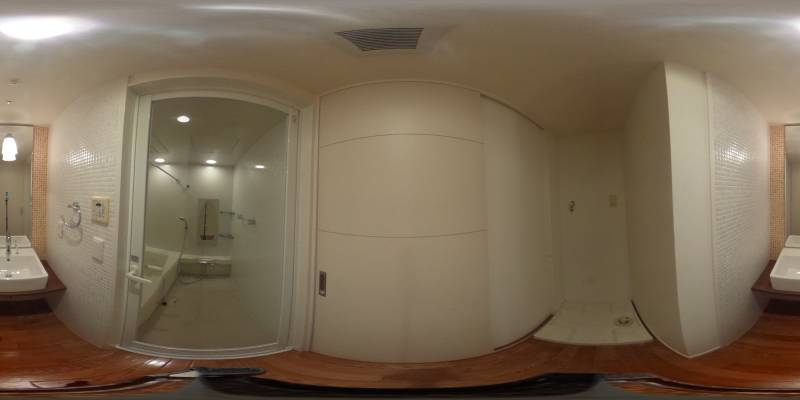 パノラマ画像洗面所