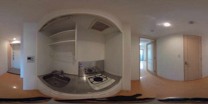 パノラマ画像キッチン