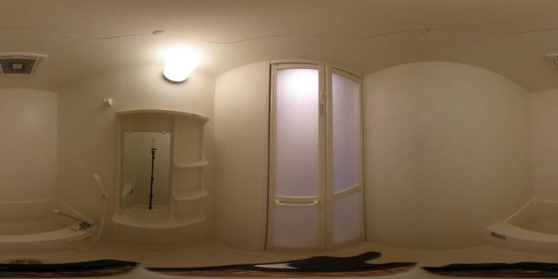 パノラマ画像バスルーム