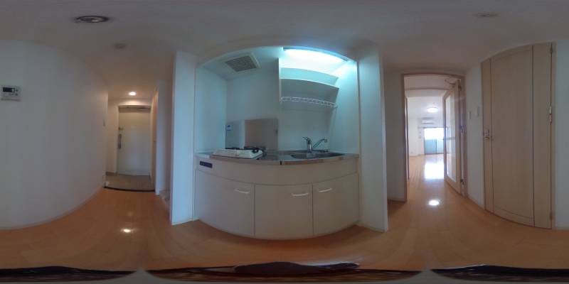 パノラマ画像キッチン