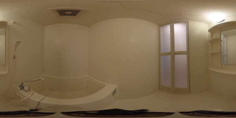 パノラマ画像バスルーム