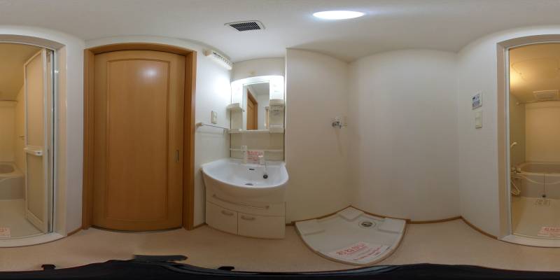 パノラマ画像洗面所