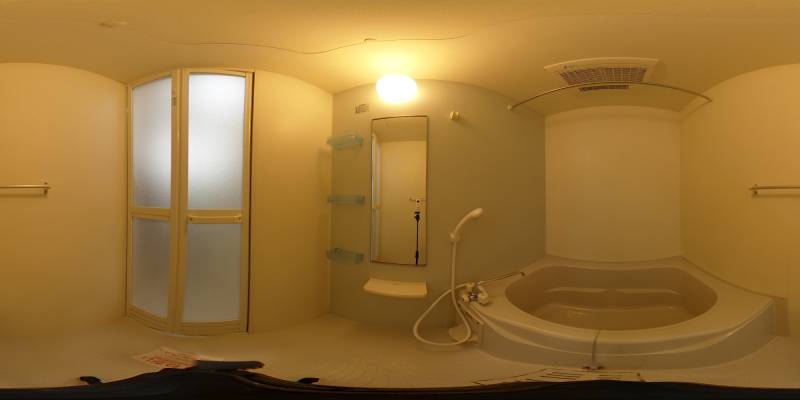 パノラマ画像バスルーム