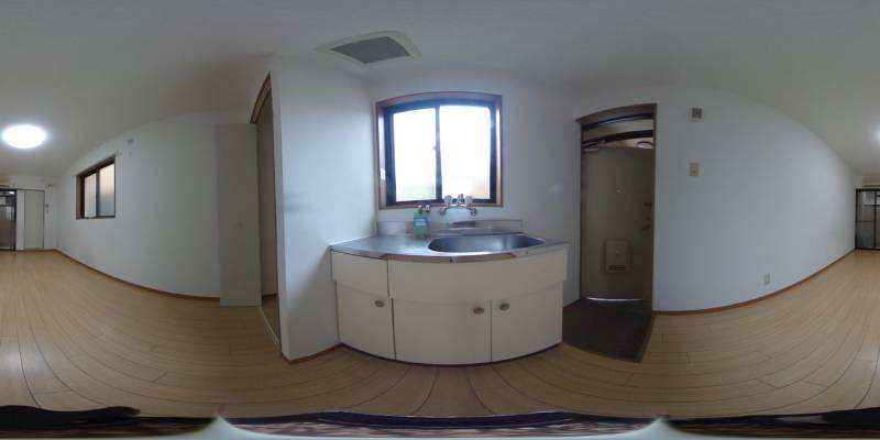 パノラマ画像キッチン