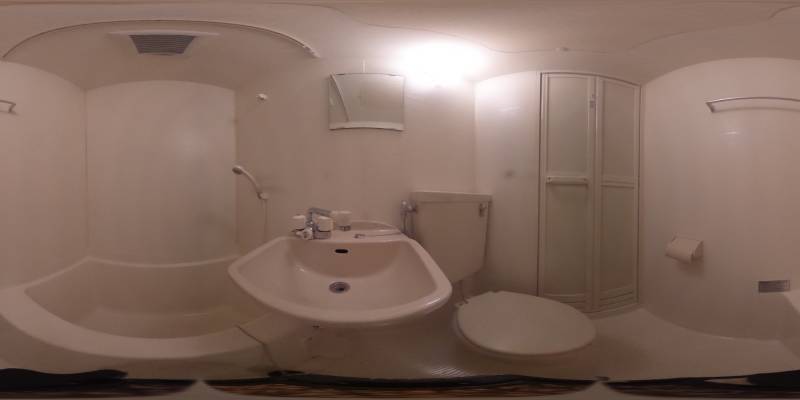 パノラマ画像バスルーム