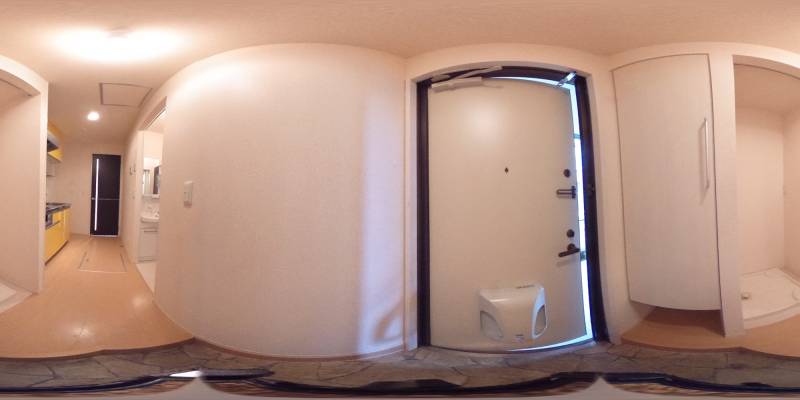 パノラマ画像玄関