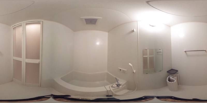 パノラマ画像バスルーム