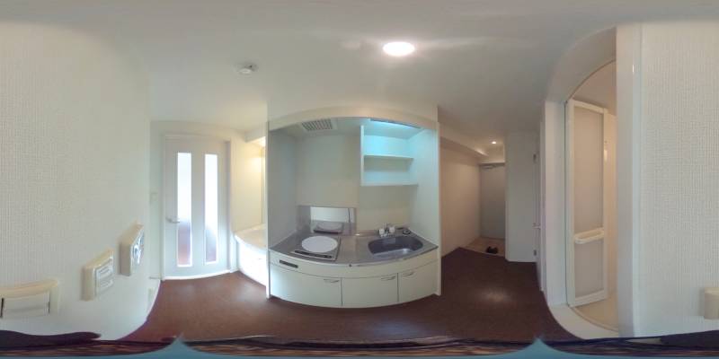 パノラマ画像キッチン