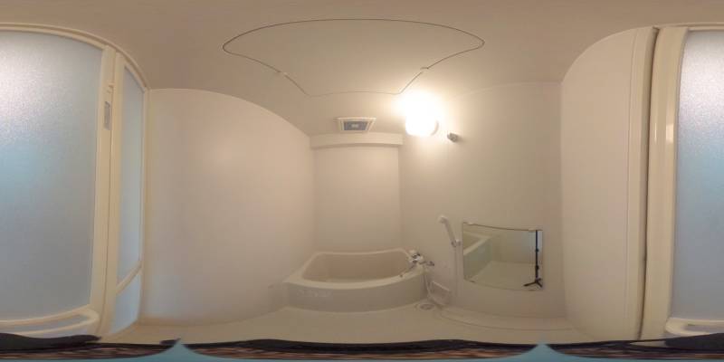 パノラマ画像バスルーム