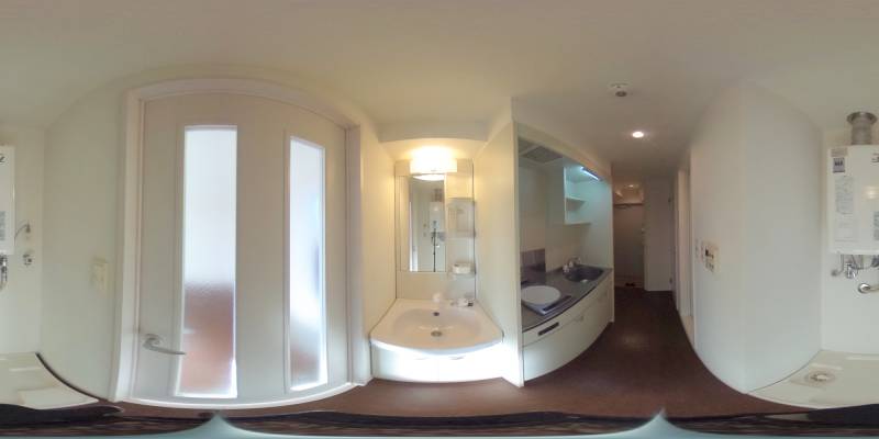 パノラマ画像洗面所