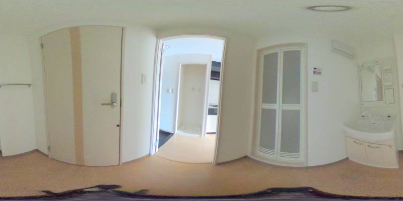 パノラマ画像洗面所