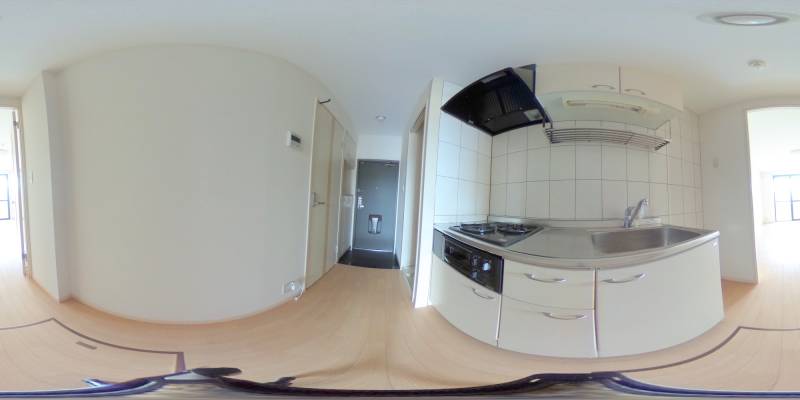 パノラマ画像キッチン