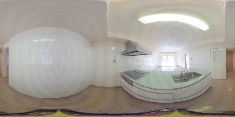 パノラマ画像キッチン