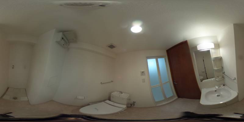 パノラマ画像洗面所