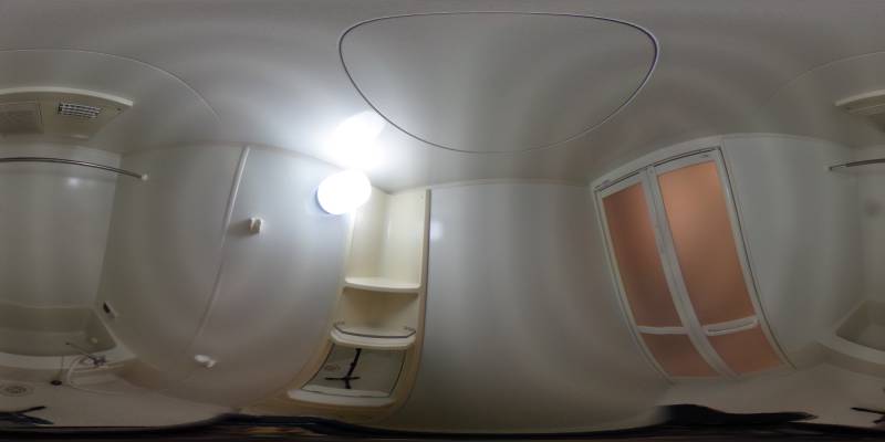 パノラマ画像バスルーム