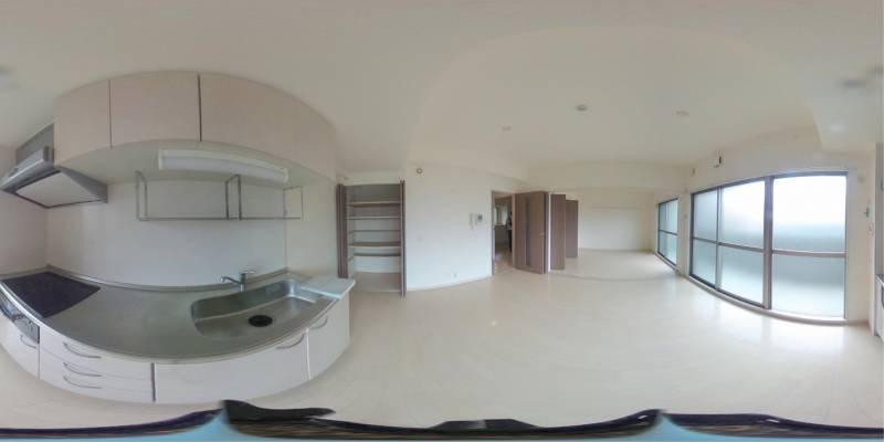 パノラマ画像キッチン