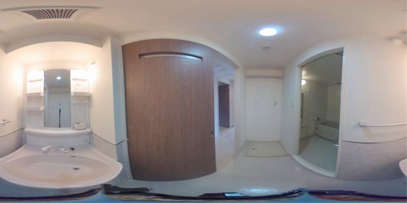 パノラマ画像洗面所