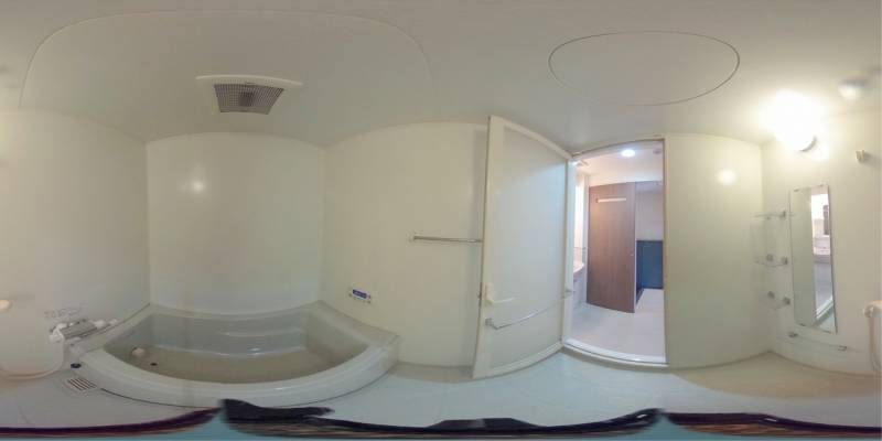 パノラマ画像バスルーム