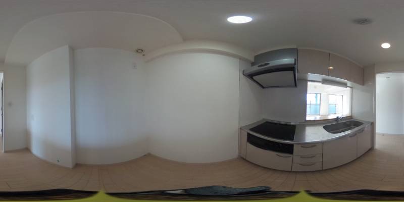 パノラマ画像キッチン