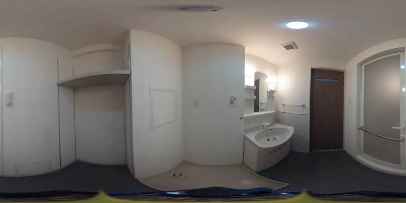 パノラマ画像洗面所