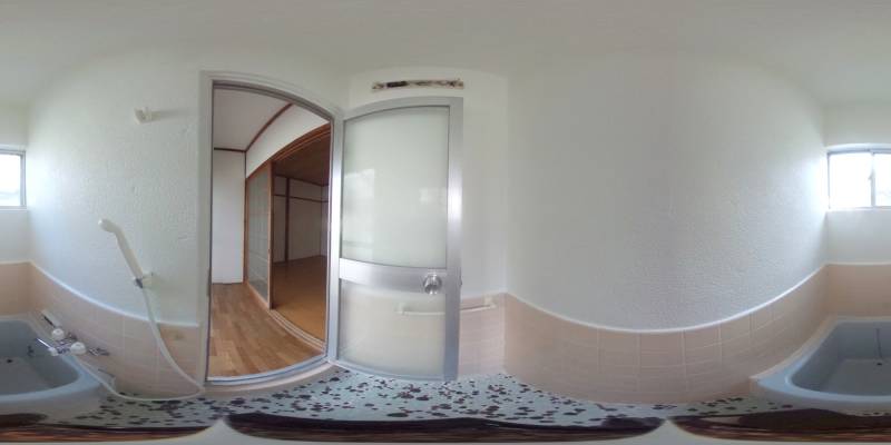 パノラマ画像バスルーム