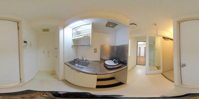 パノラマ画像キッチン