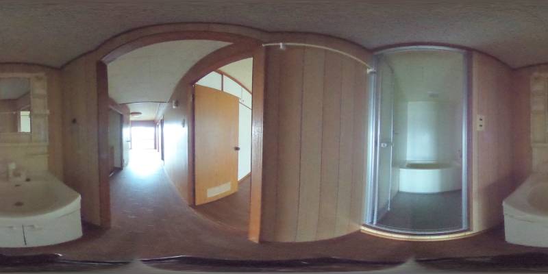 パノラマ画像洗面所