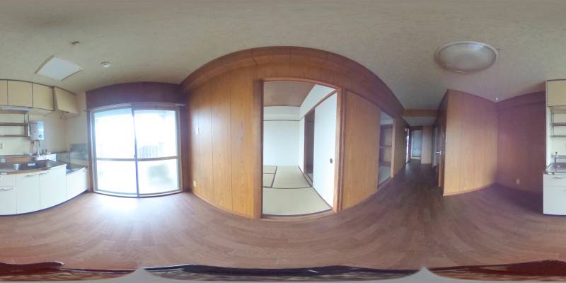 パノラマ画像キッチン