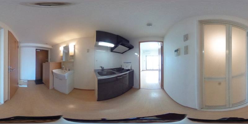 パノラマ画像キッチン