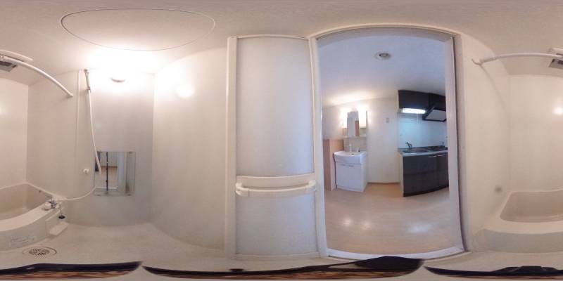 パノラマ画像バスルーム