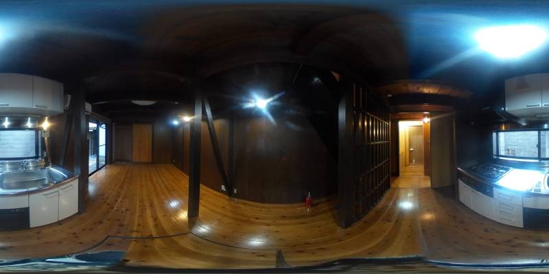 パノラマ画像キッチン