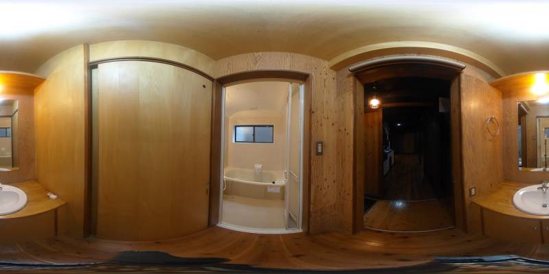 パノラマ画像洗面所