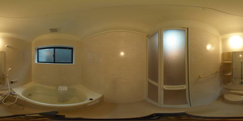 パノラマ画像バスルーム