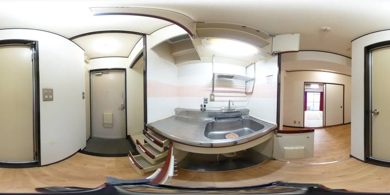 パノラマ画像キッチン