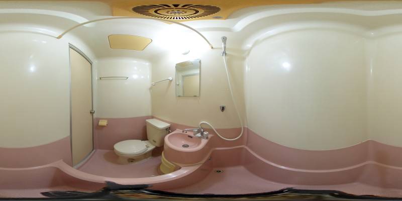 パノラマ画像バスルーム