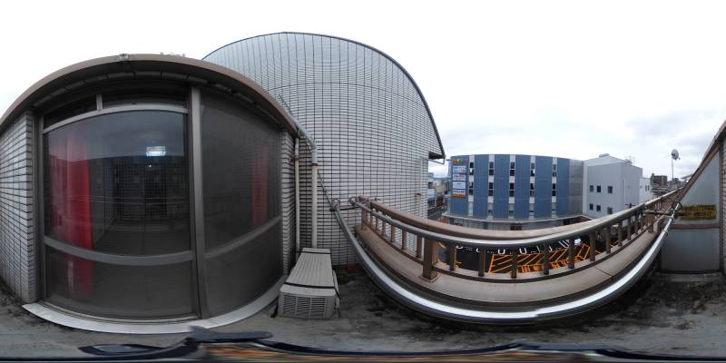 パノラマ画像バルコニー