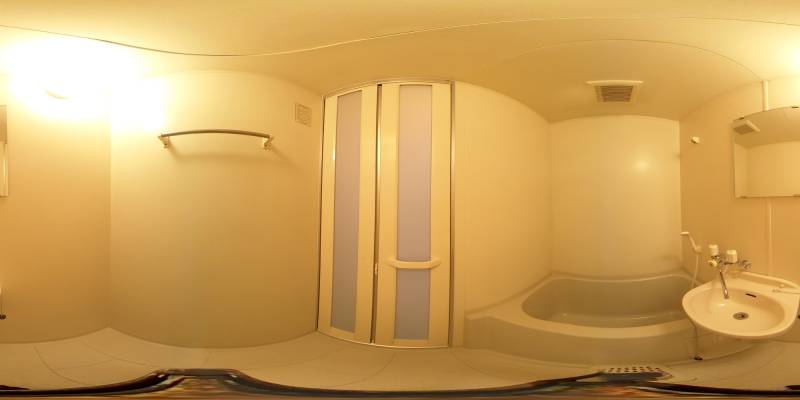 パノラマ画像バスルーム