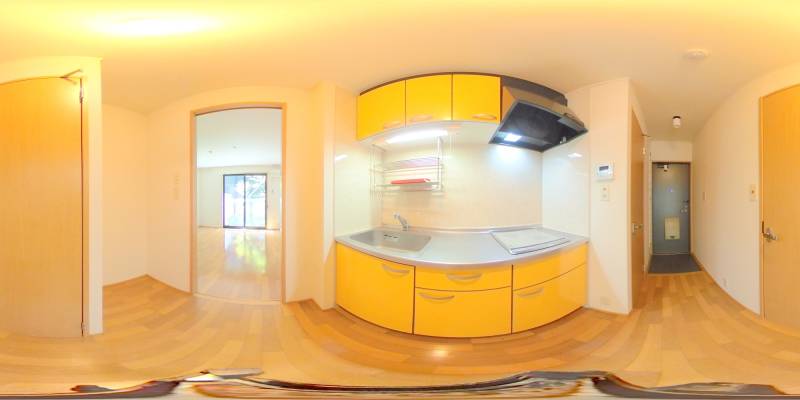 パノラマ画像キッチン