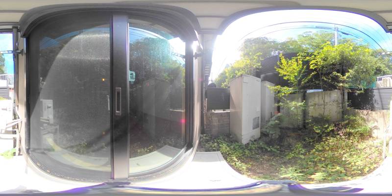 パノラマ画像バルコニー