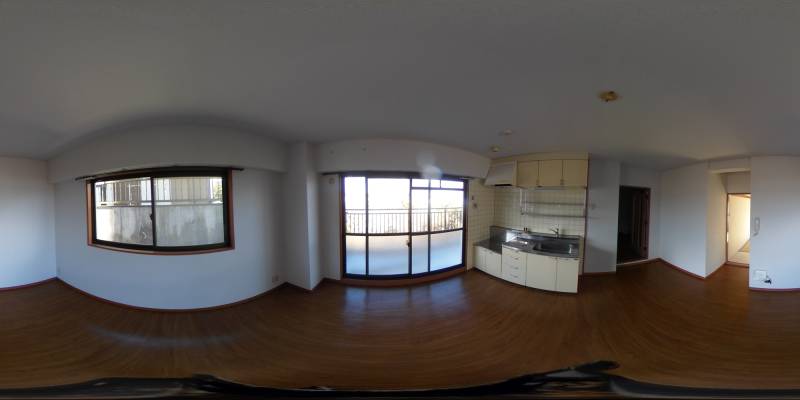 パノラマ画像リビング