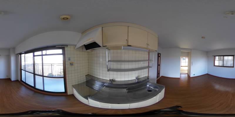 パノラマ画像キッチン