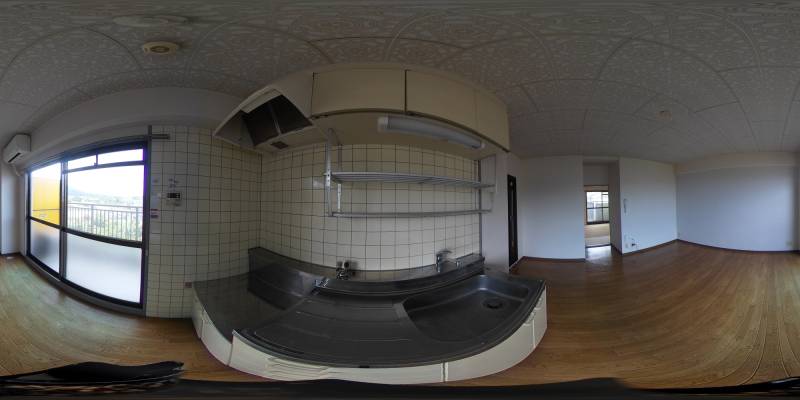 パノラマ画像キッチン