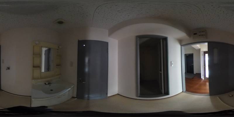 パノラマ画像洗面所