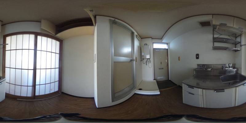 パノラマ画像キッチン