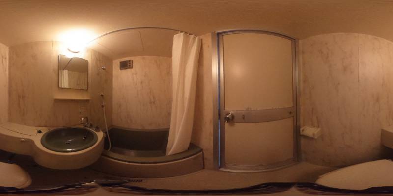 パノラマ画像バスルーム